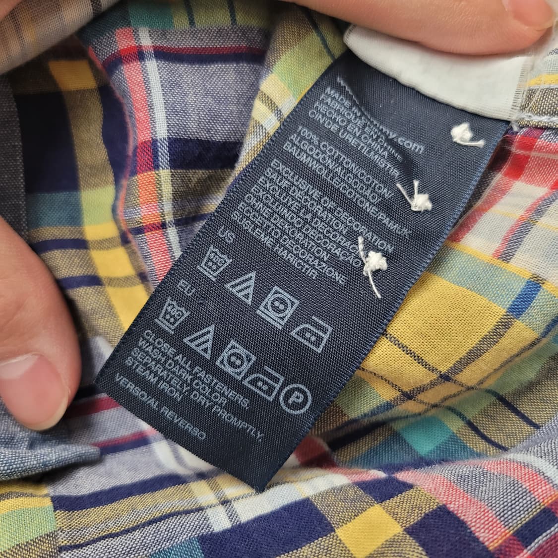 타미힐피거 패치워크 셔츠 상품이미지4