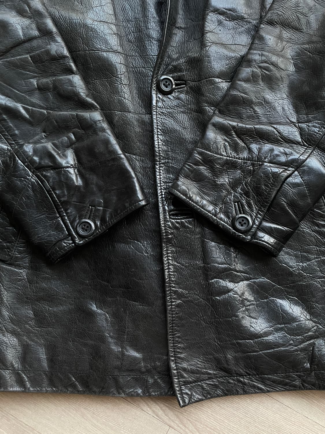 90s 올드갭 레더 카코트 gap carcoat 상품이미지8