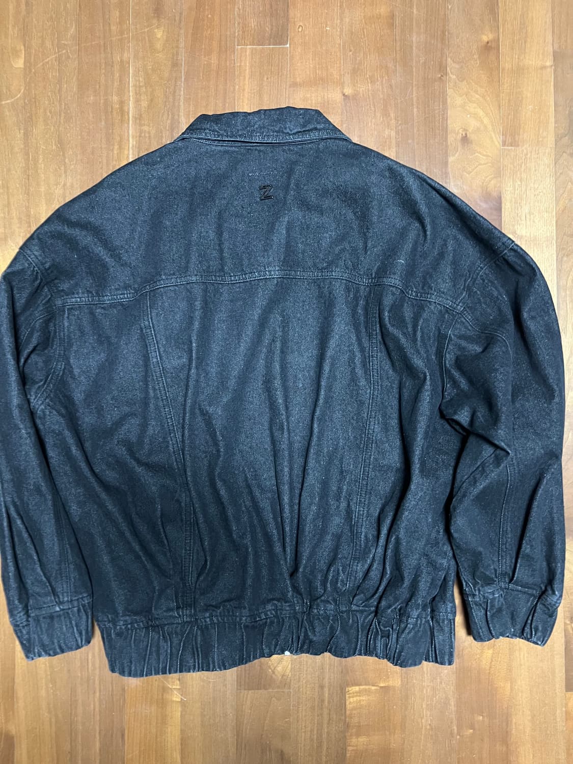 젠사이) 오버핏 데님 봄버 자켓 상품이미지2