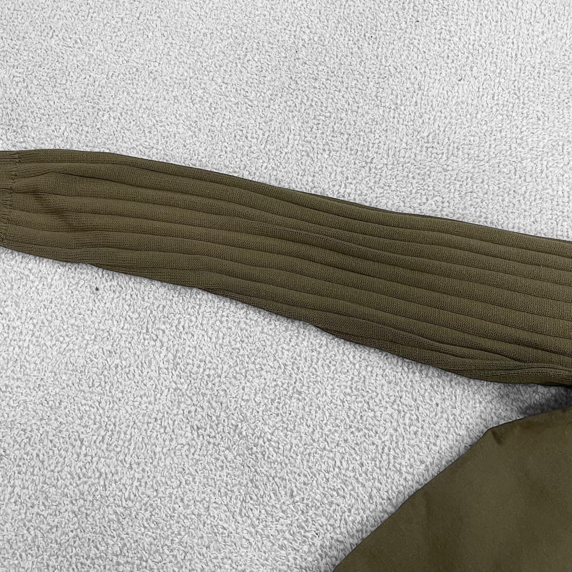 폴로 랄프로렌 빅포니 올리브 그린색 더블 니트 코튼 트윌 자켓 상품이미지6