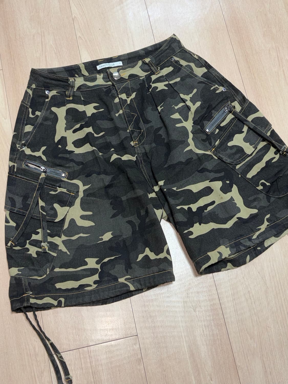 팬시클럽 카고 레터링 버뮤다 팬츠 size 2 상품이미지3