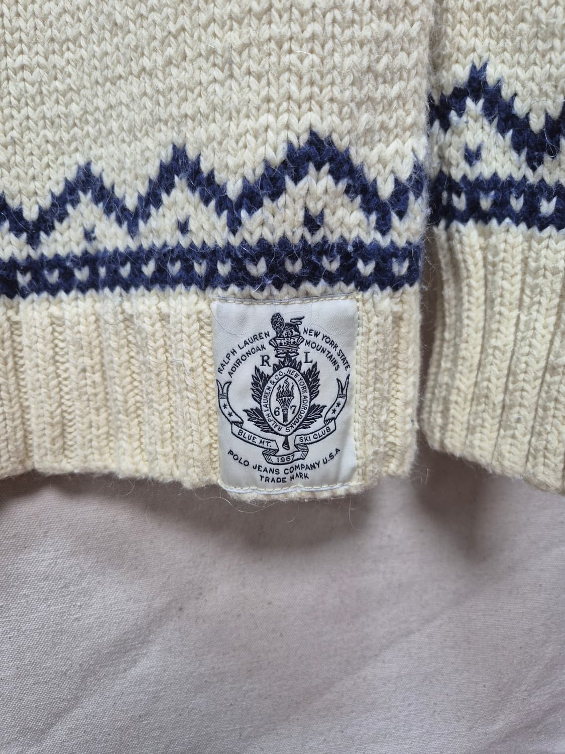 폴로 노르딕 목폴라 스웨터 상품이미지2