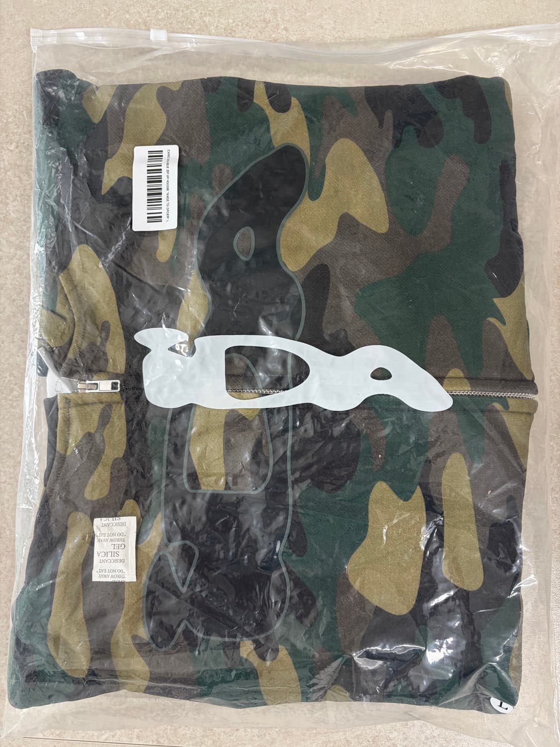 IDA sply 후드집업 카모 L 국내 유일 매물 상품이미지1