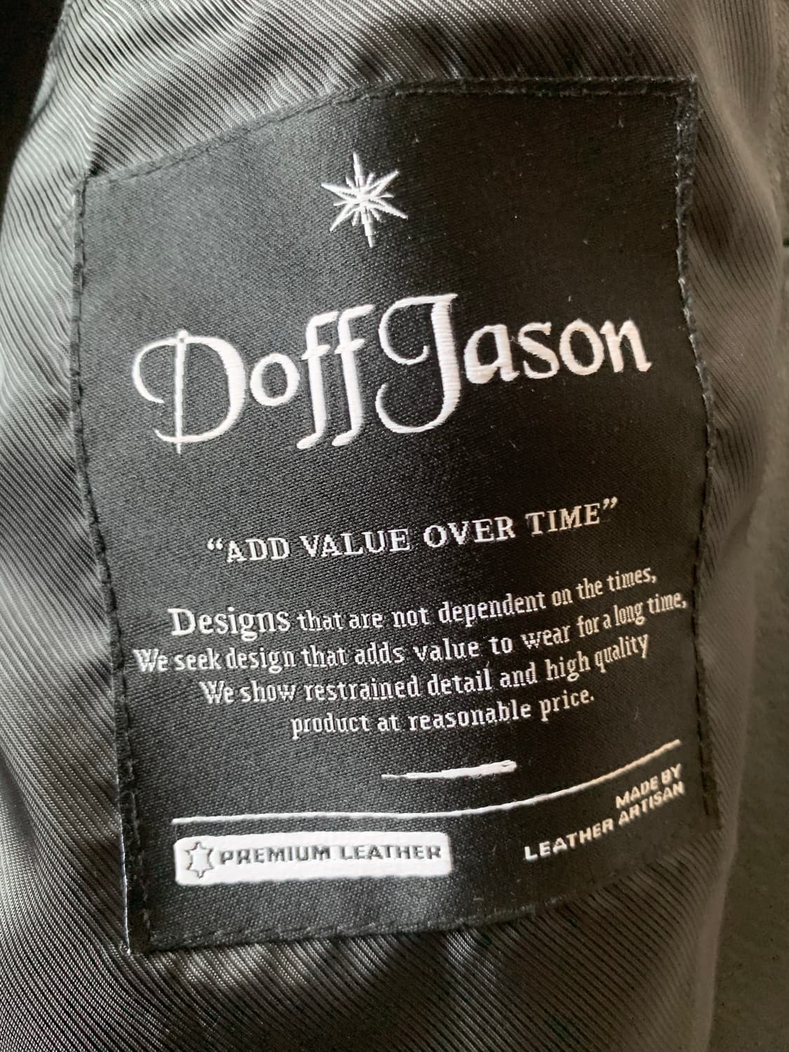 도프제이슨 싱글라이더자켓 상품이미지4