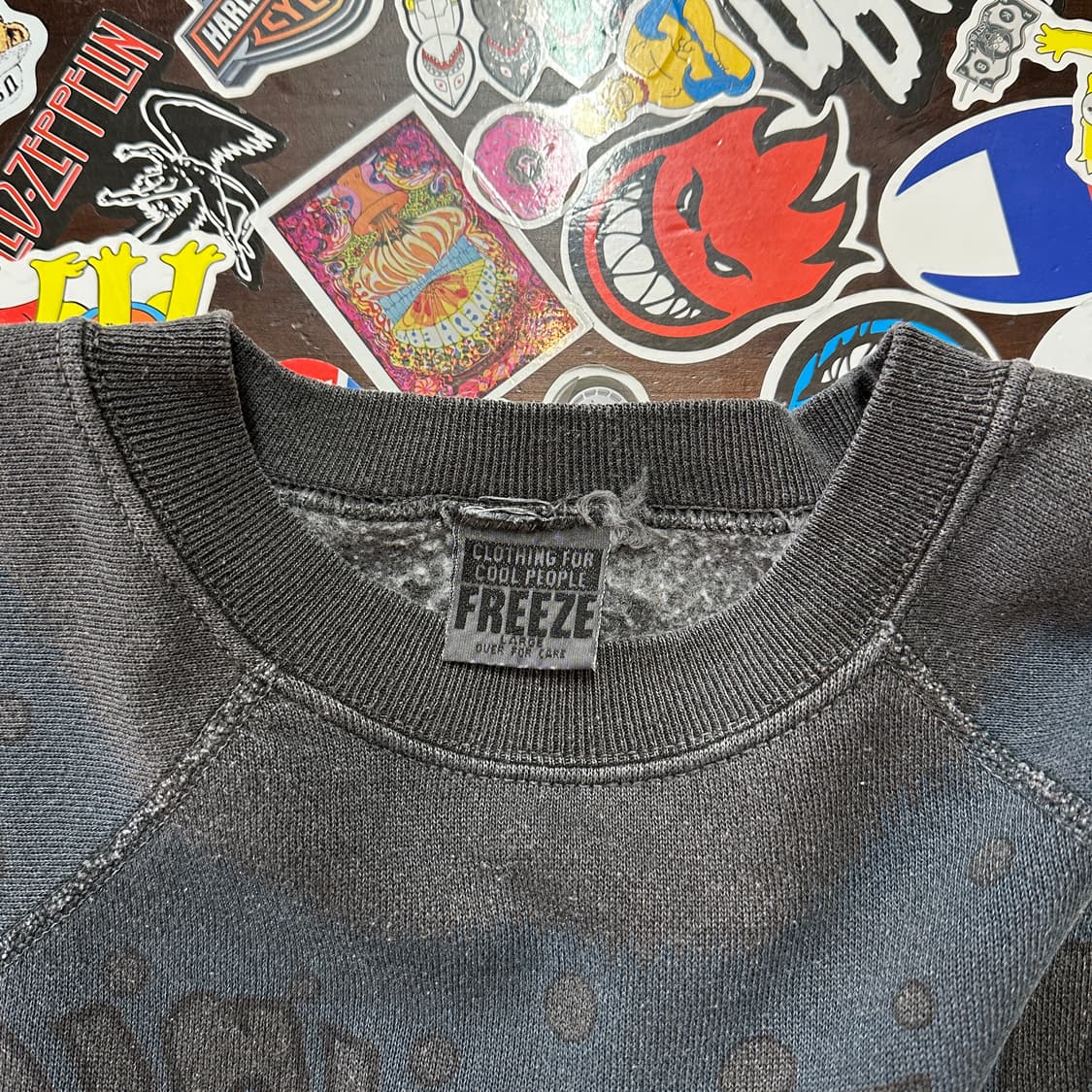 90s USA 덕 더 홀스 크리스마스 빈티지 스웻셔츠 L 상품이미지6