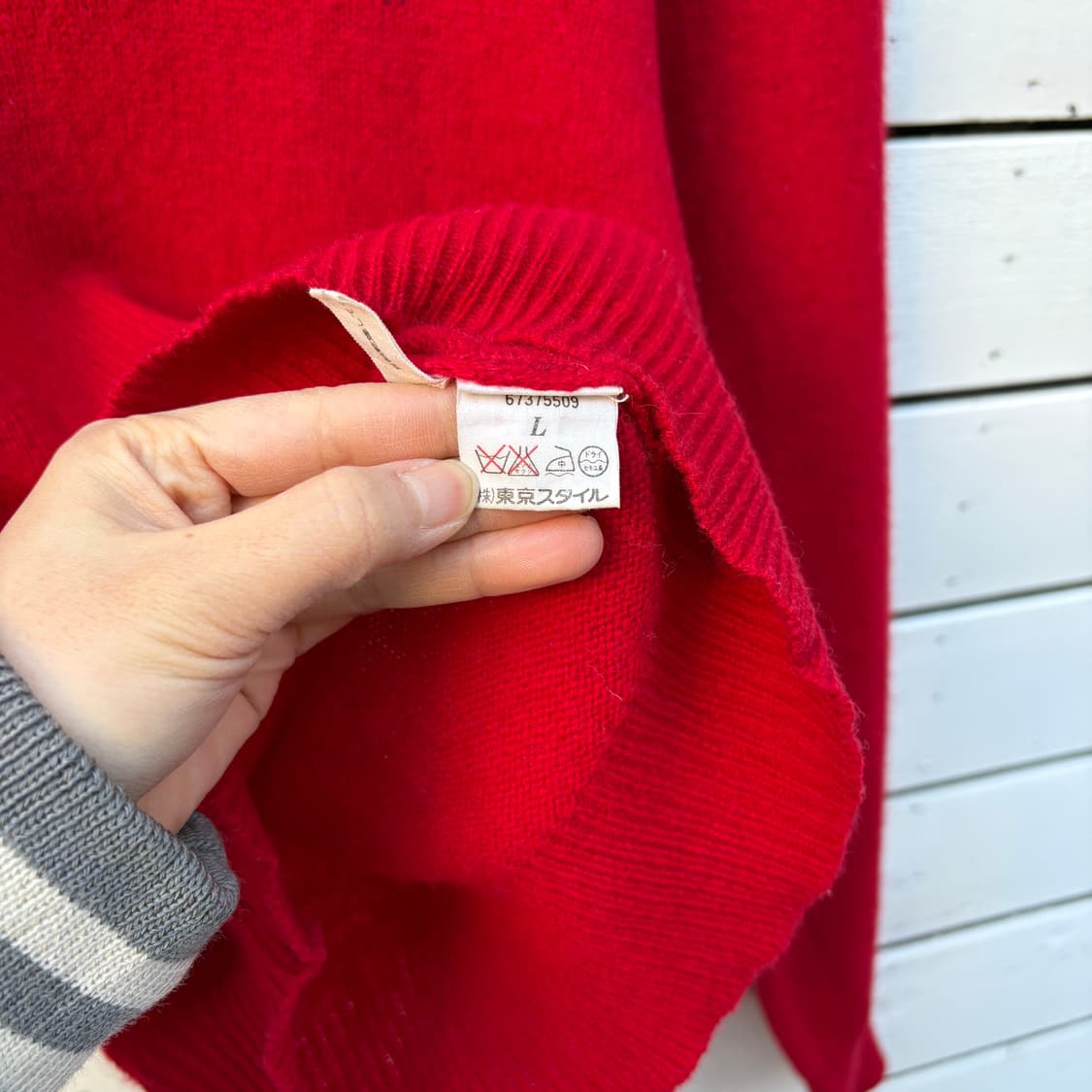 Polo 폴로 울 카라 니트 상품이미지5