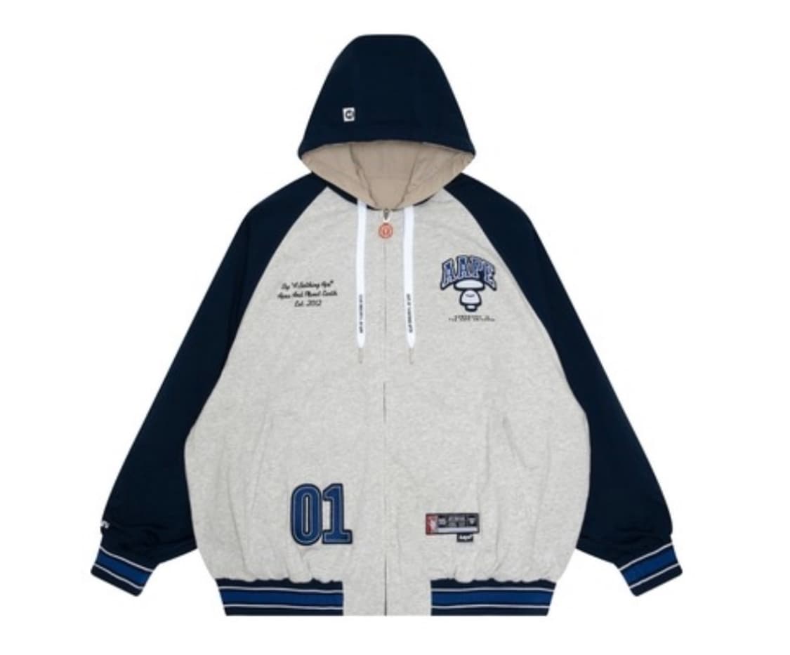 (급처)AAPE 에이프 리버서블 후드 점퍼 베이프 상품이미지1