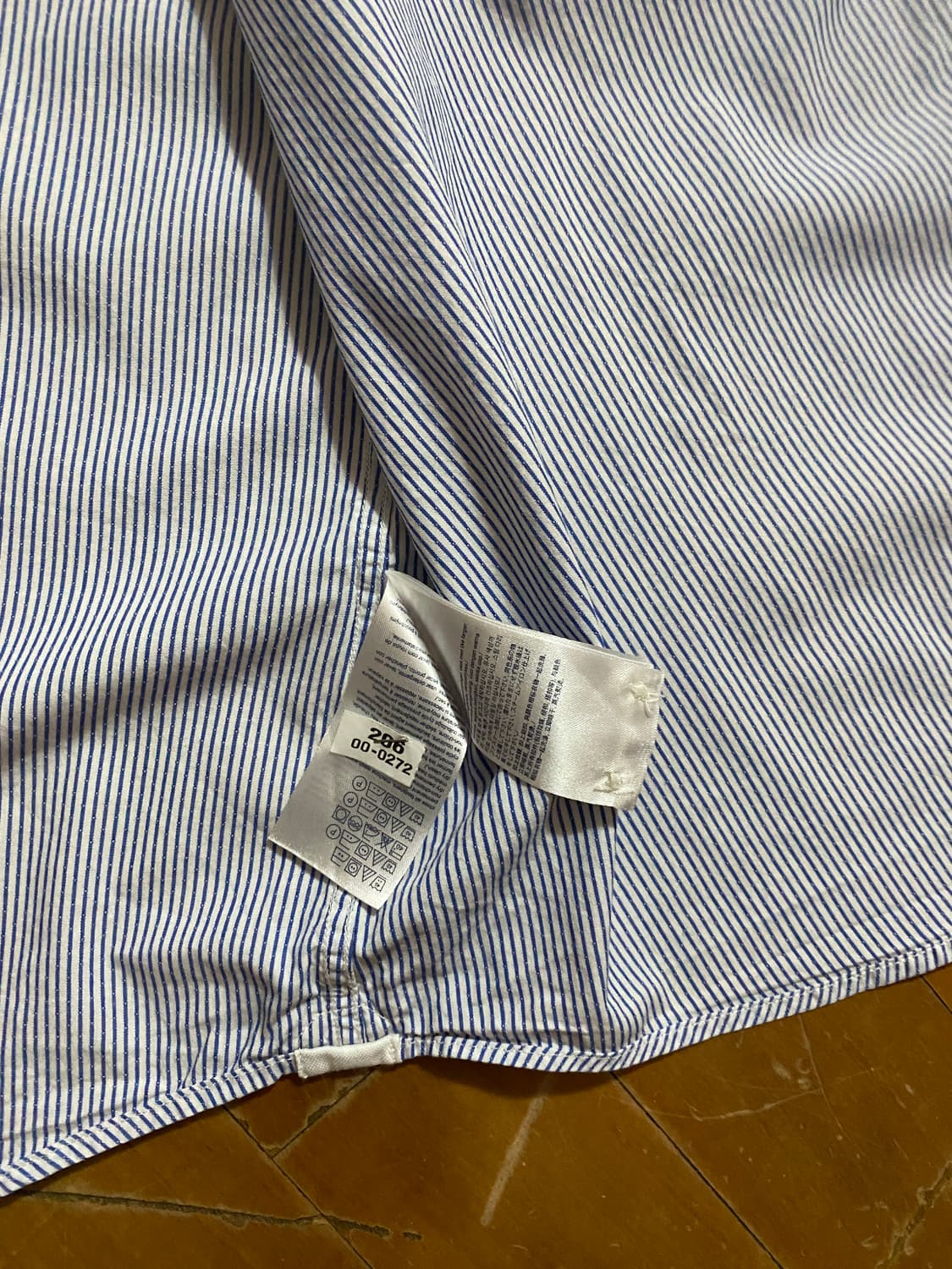 타미힐피거 스트라이프 반팔 셔츠 XL (105) 상품이미지7