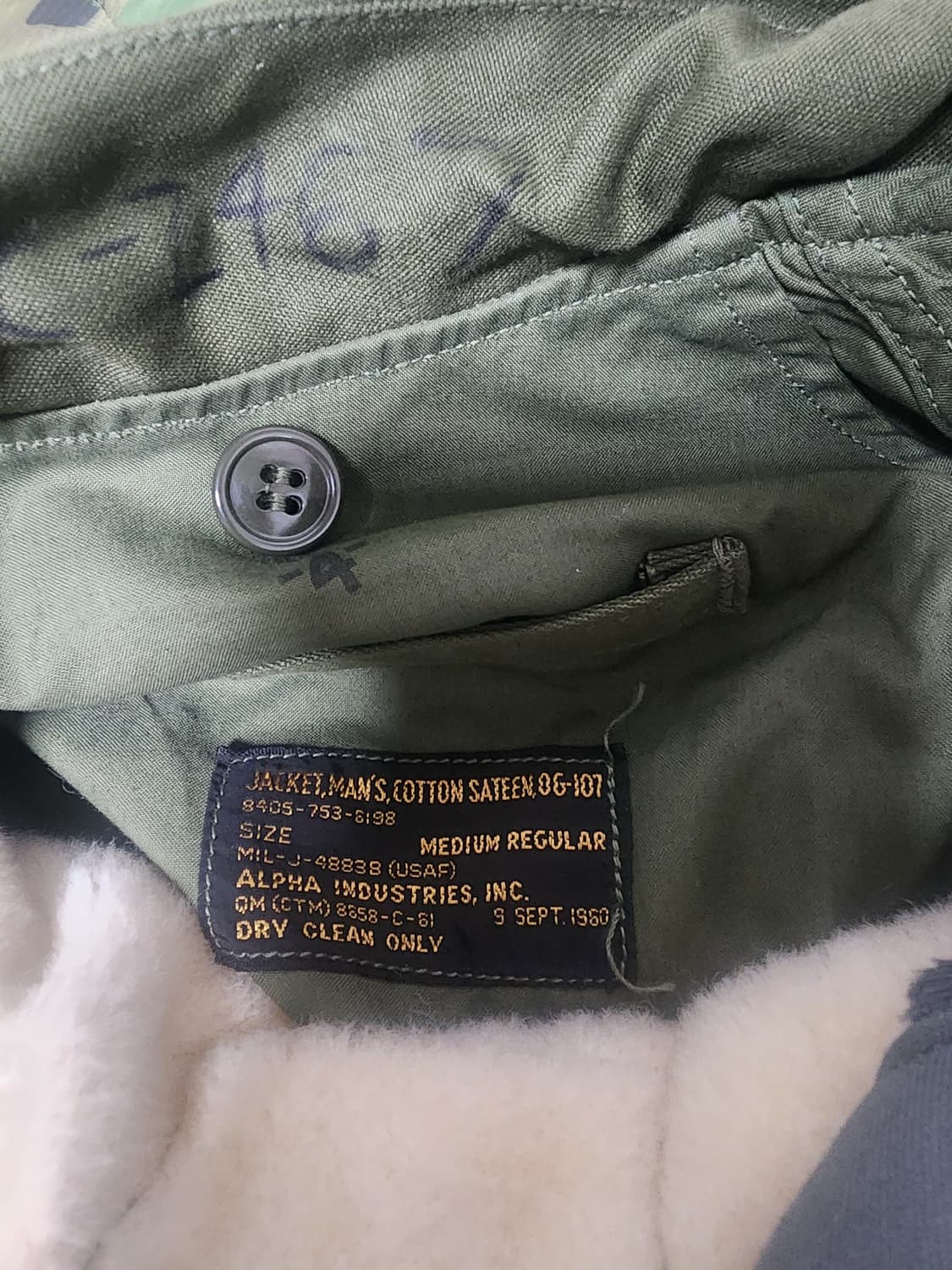 베트남전 미공군 M65 필드자켓 상품이미지2