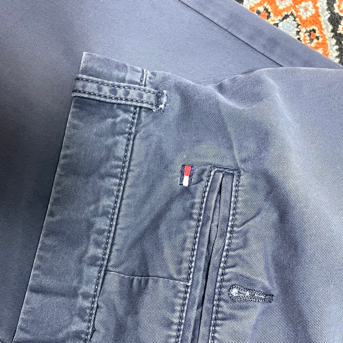 타미힐피거 블루 치노팬츠 남성 33/34 상품이미지6