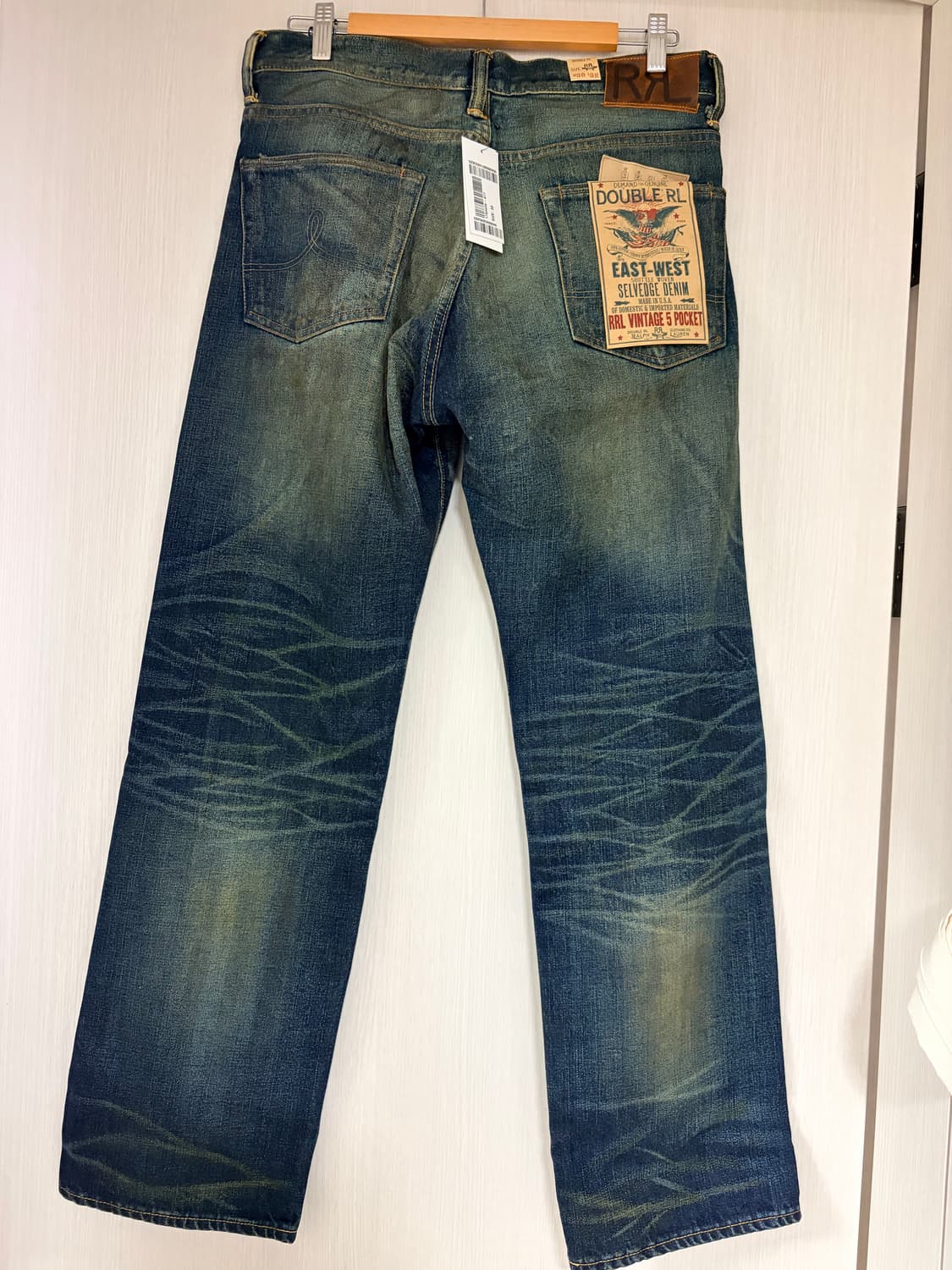 RRL 더블알엘 빈티지 파이브포켓핏 기빈스 진 30x32 상품이미지2
