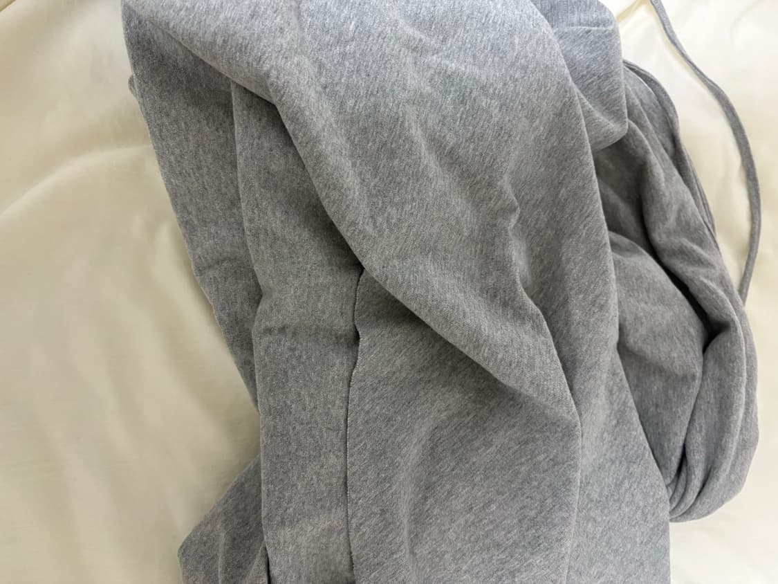 쓰리투에이티 셔링 언발 저지 스커트(그레이) 상품이미지5