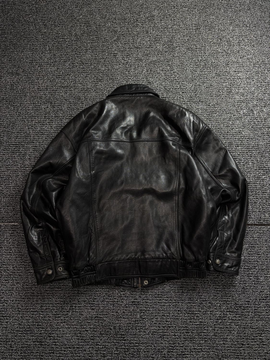 00s 아카이브 빈티지 램스킨 레더 봄버 자켓 1579 상품이미지5