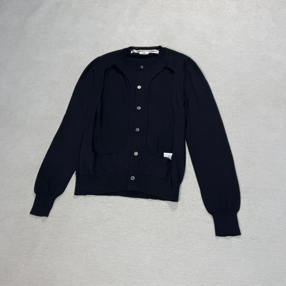Two-Piece Black Cardigan Set 상품이미지2