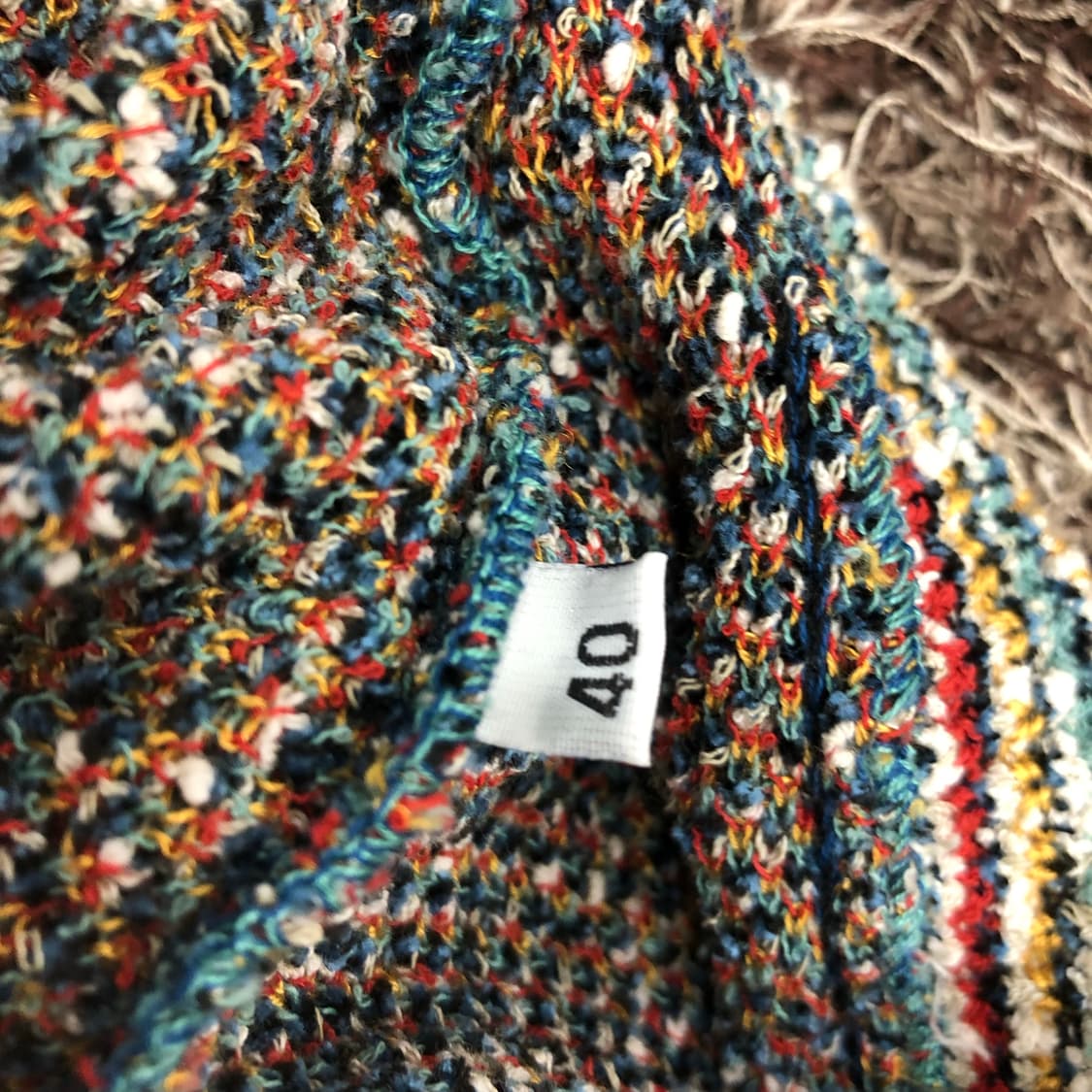 미쏘니 멀티컬러 패턴 가디건 상품이미지5