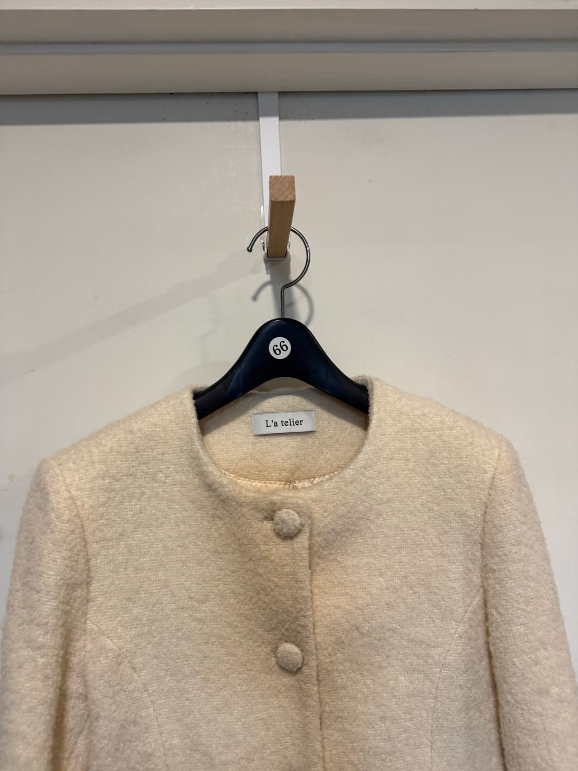 라플리에 크림 자켓 상품이미지4