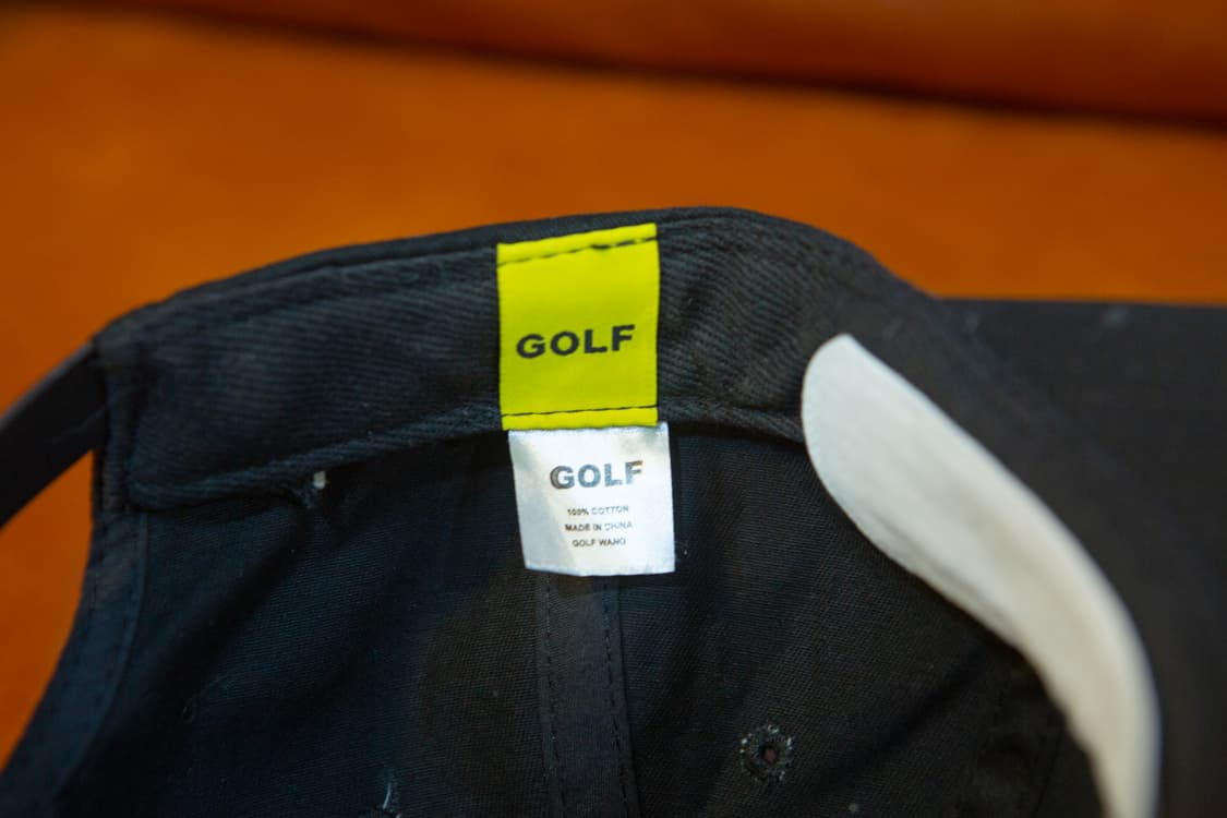 골프왕 PSYCHOGOLF 로고 캡 블랙 상품이미지4