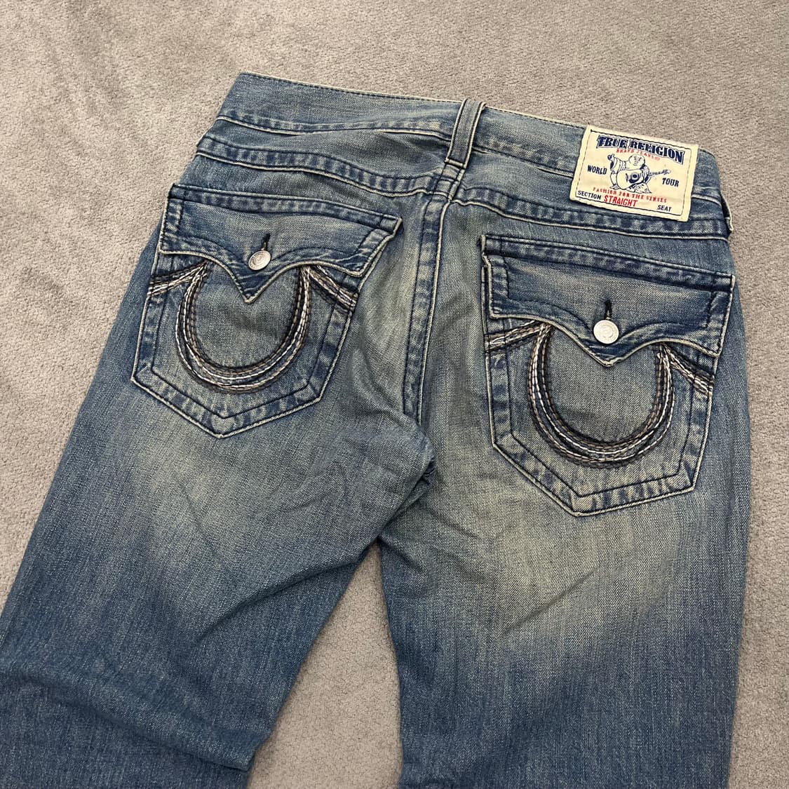 31 트루릴리젼 워싱 스트레이트 데님 상품이미지6