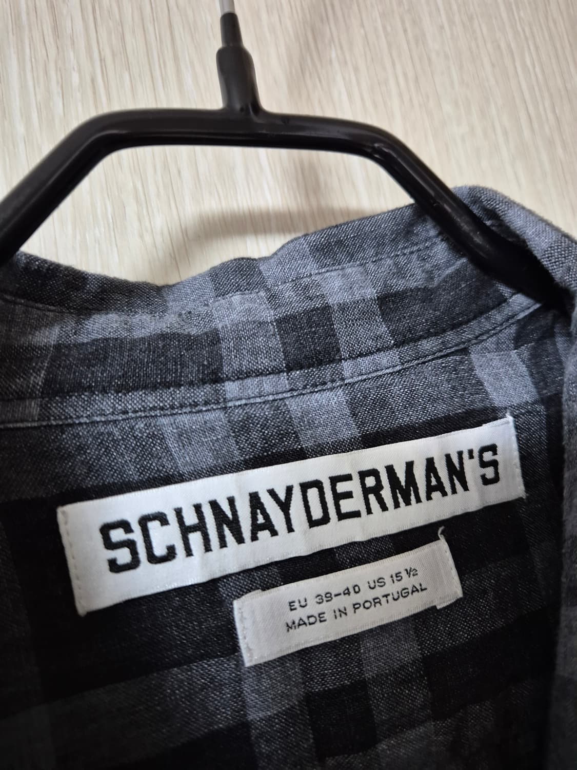 SCHNAYDERMANS 슈나이더만 린넨 체크 셔츠  상품이미지4