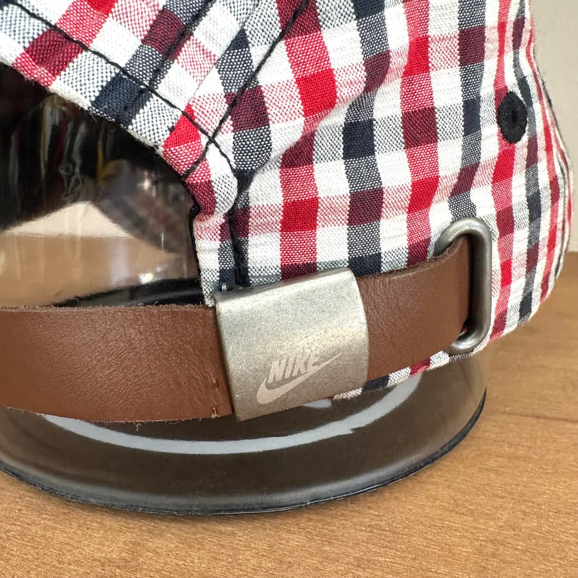 나이키 시어서커 깅엄체크 캡 상품이미지6