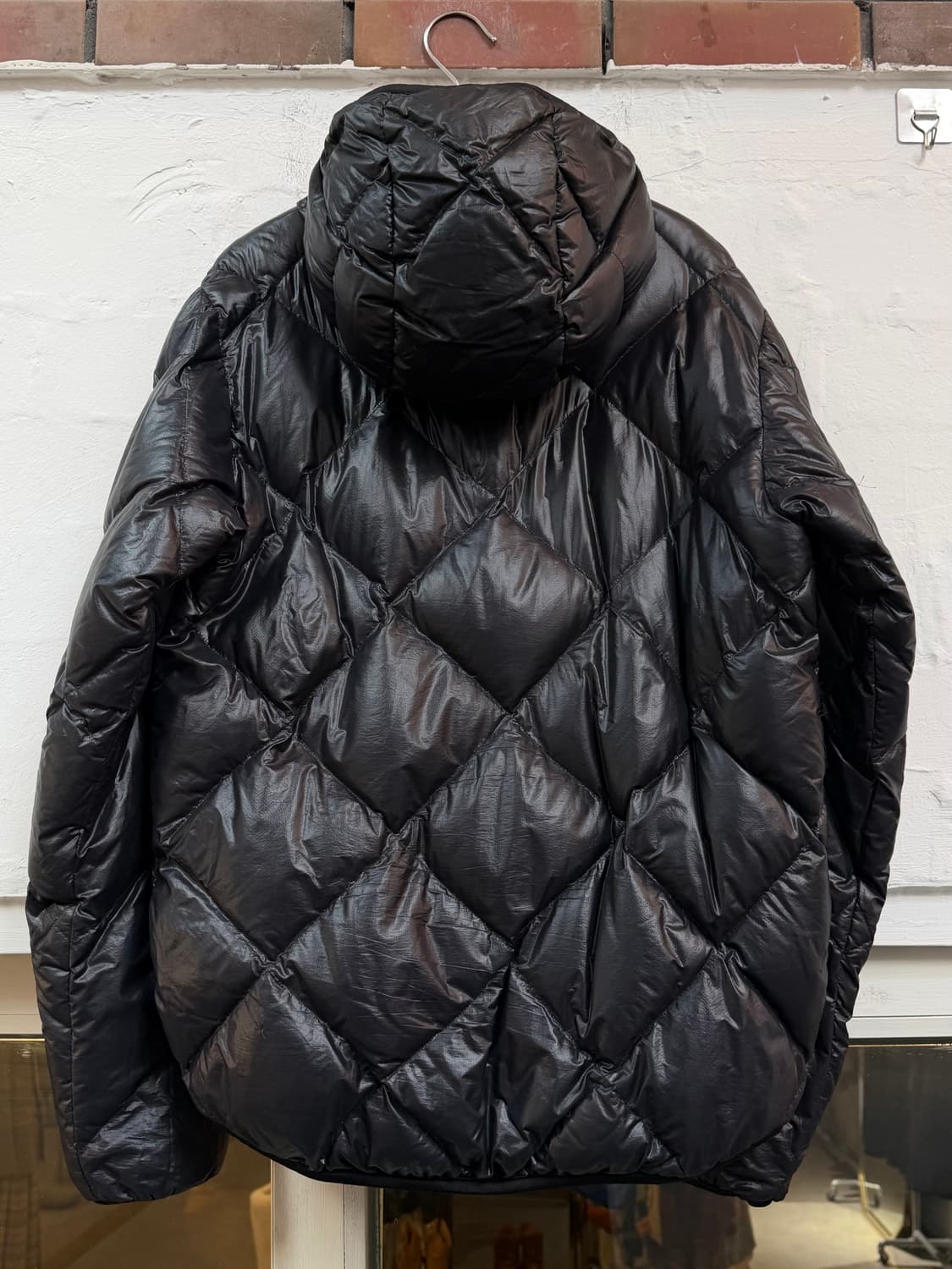 Camp7 다이아 스티치 패커블 덕다운 후드 패딩 XL 상품이미지8