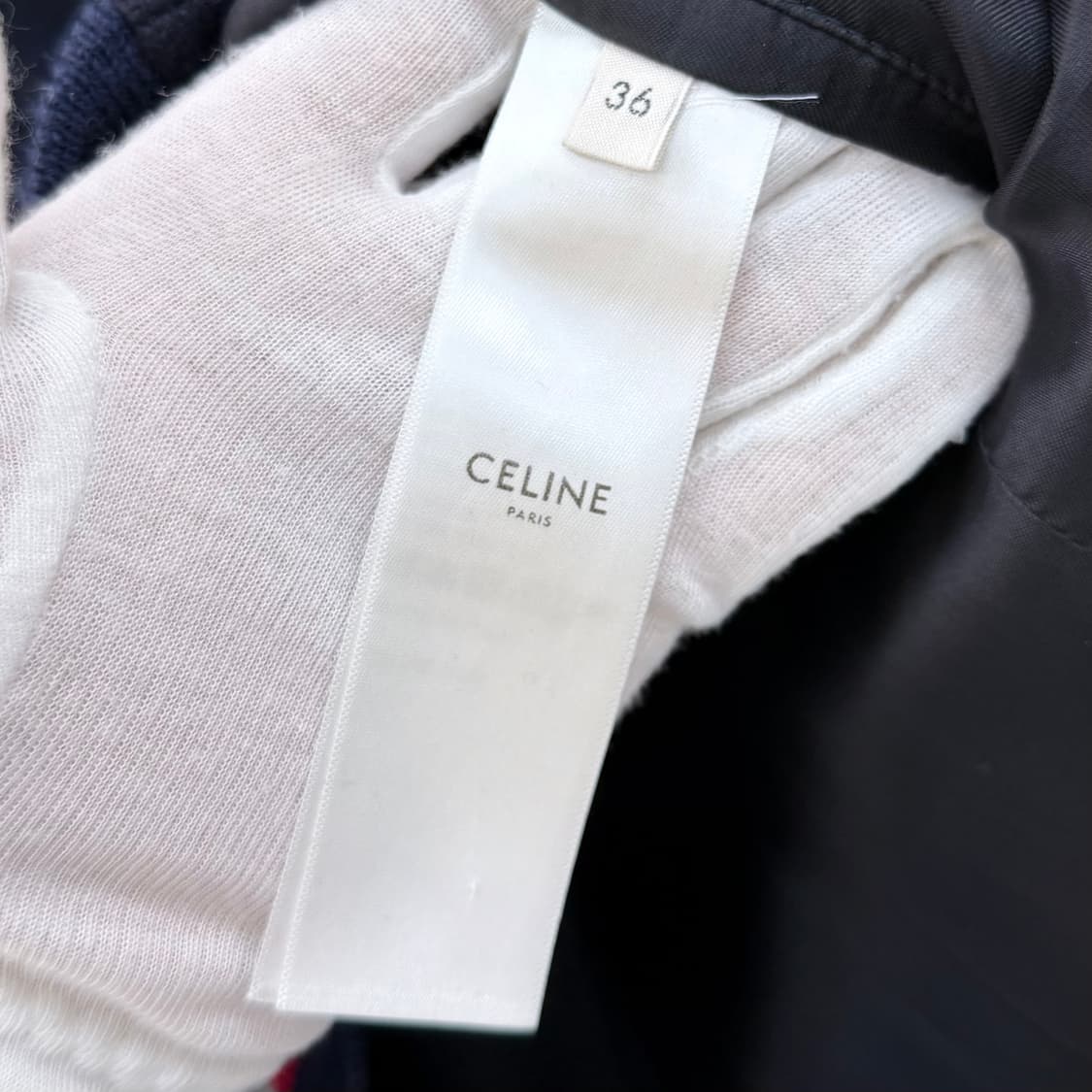 [S+급/36] 셀린느 여성 울 테디 자켓 블랙 상품이미지6