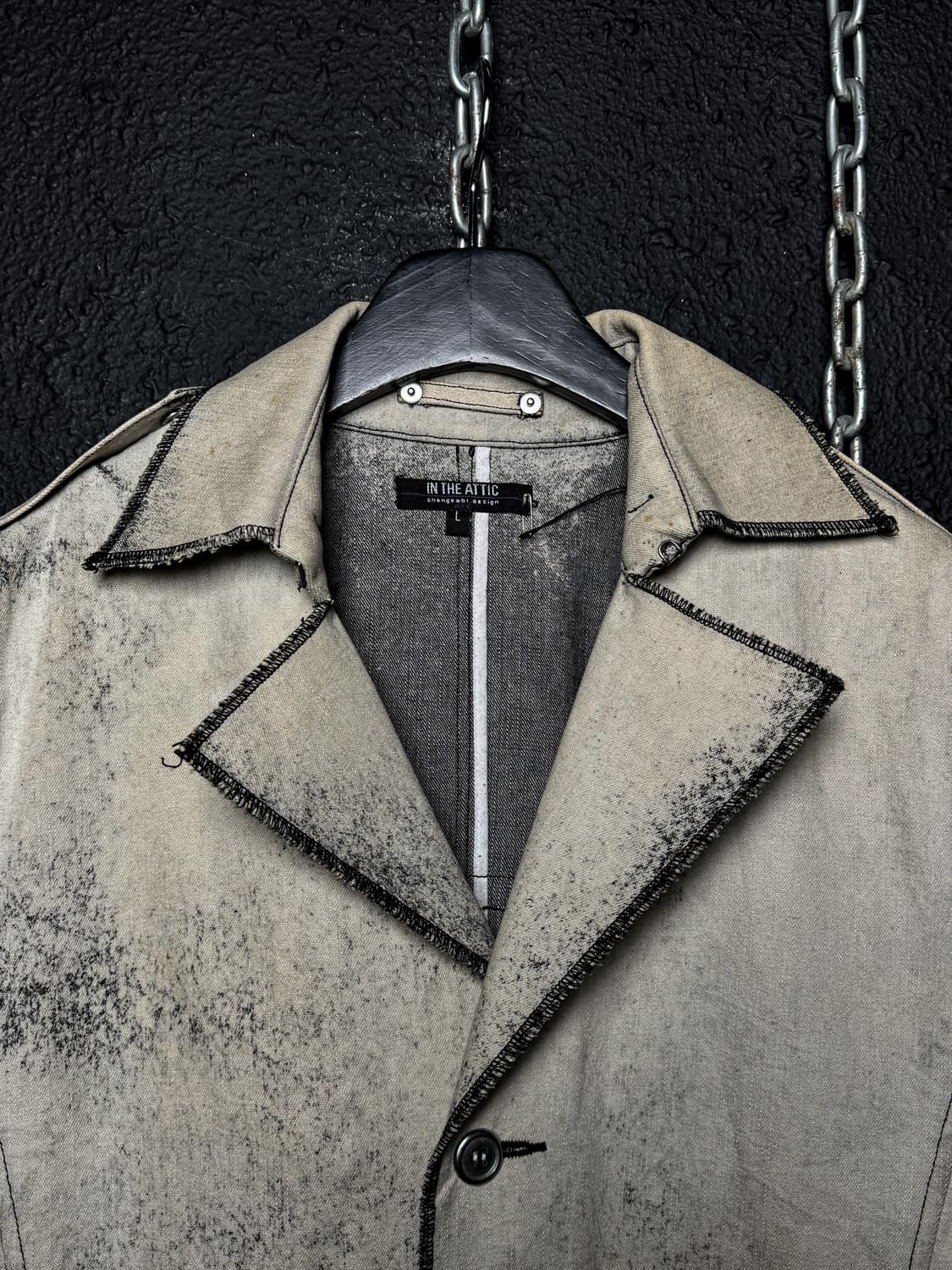 IN THE ATTIC – Dirty Washed Coat 상품이미지7