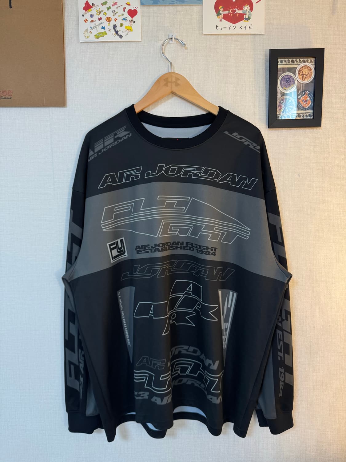 [XL]나이키 조던 MVP 프린트 롱슬리브 져지 상품이미지1