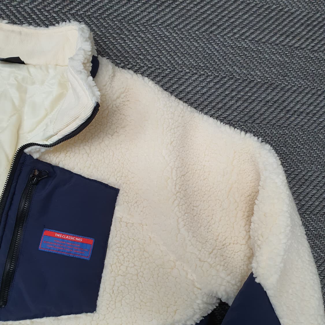 새옷급 오카네 플리츠 집업자켓 남자110~115 상품이미지4