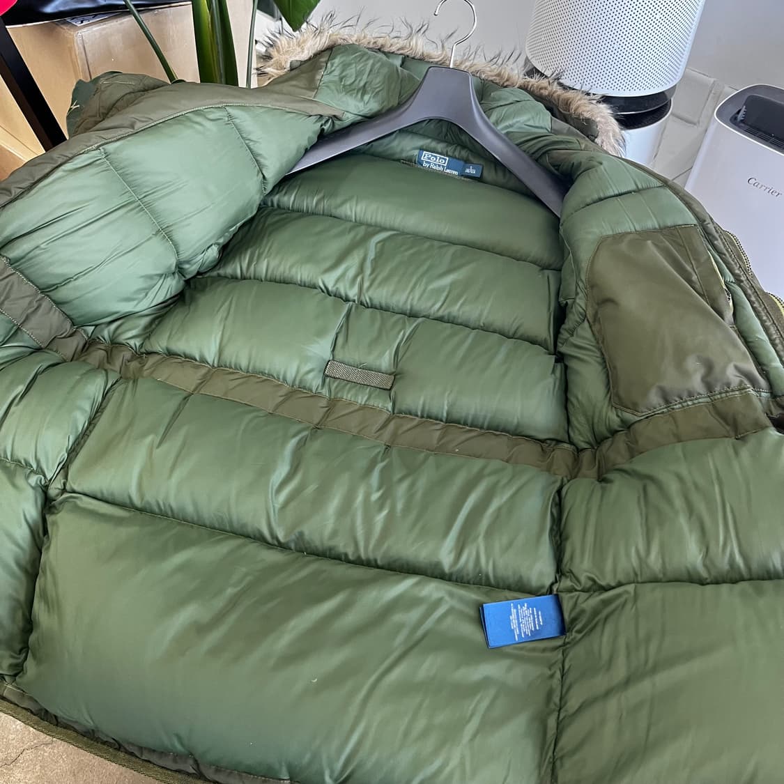 폴로랄프로렌 IECS 캐나다군 패딩점퍼 S 상품이미지7