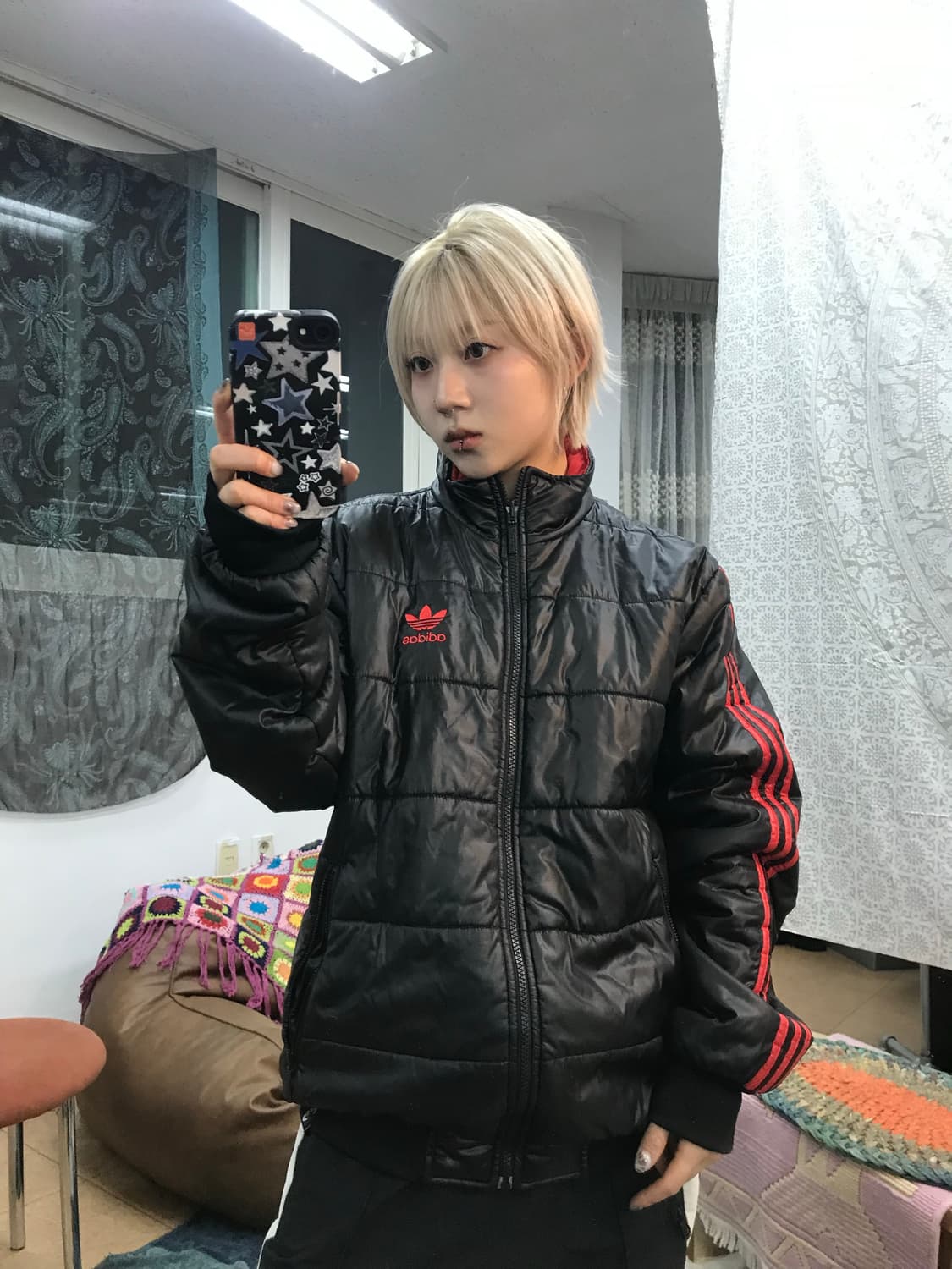 아디다스 ACM AC밀란 리버시블 경량패딩  상품이미지1