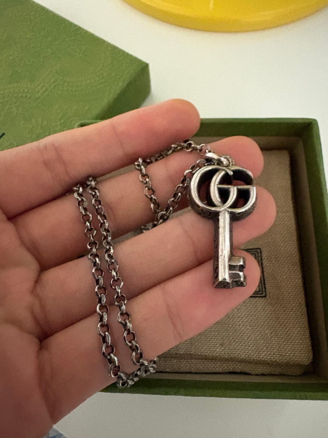 구찌 목걸이 더블 G키 상품이미지1