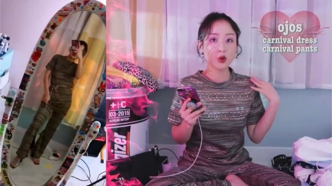 오호스 카니발 상의 원피스 상품이미지1