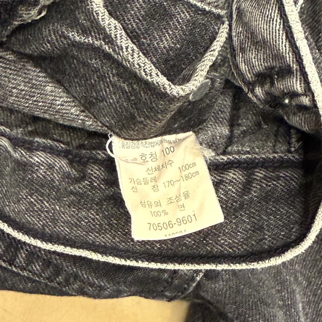 🫶🏻 90‘s 리바이스 70506 흑청 자켓 🫶🏻 상품이미지5