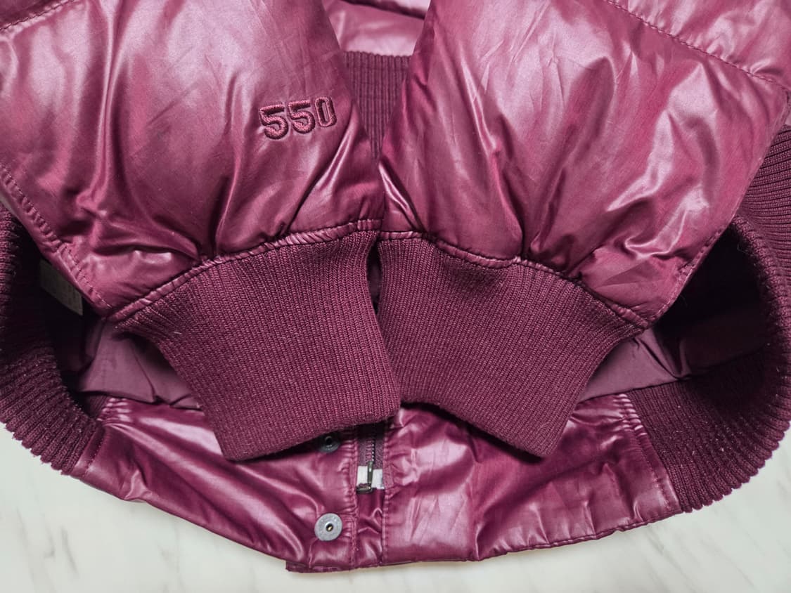 노스페이스 버건디 구스다운 숏패딩 상품이미지6