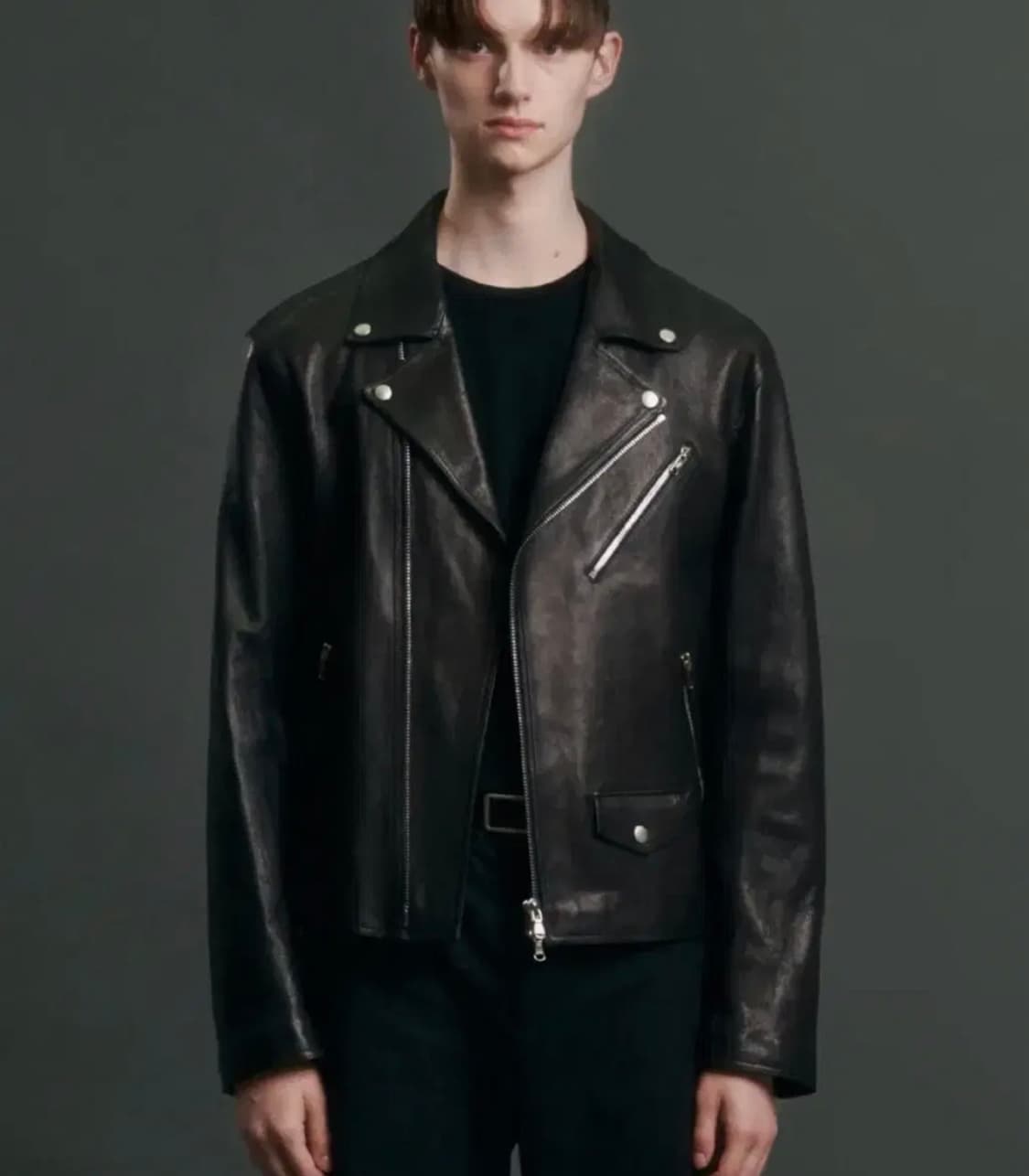 (XL) 도프제이슨 프리미엄 램스킨 베지터블 100 라이더 자켓 상품이미지1