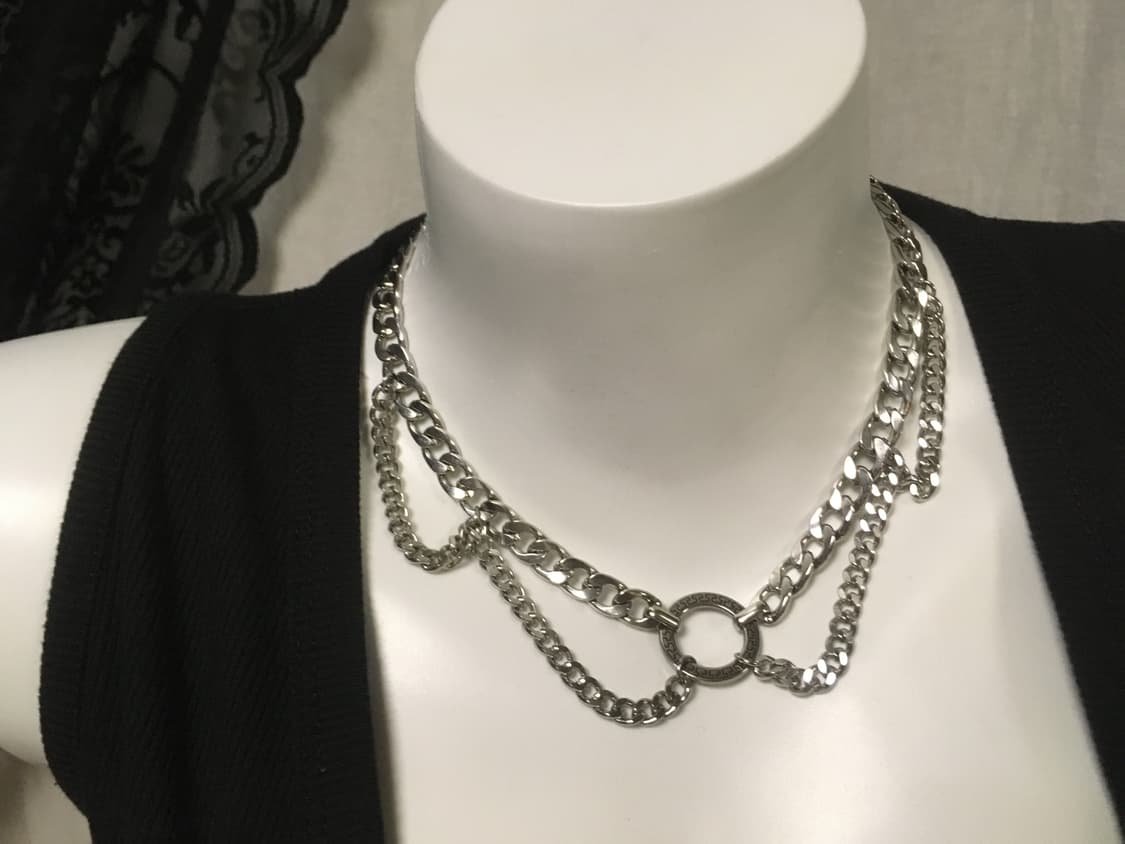 SIMPLE CHAIN CAPE NECKLACE 상품이미지4