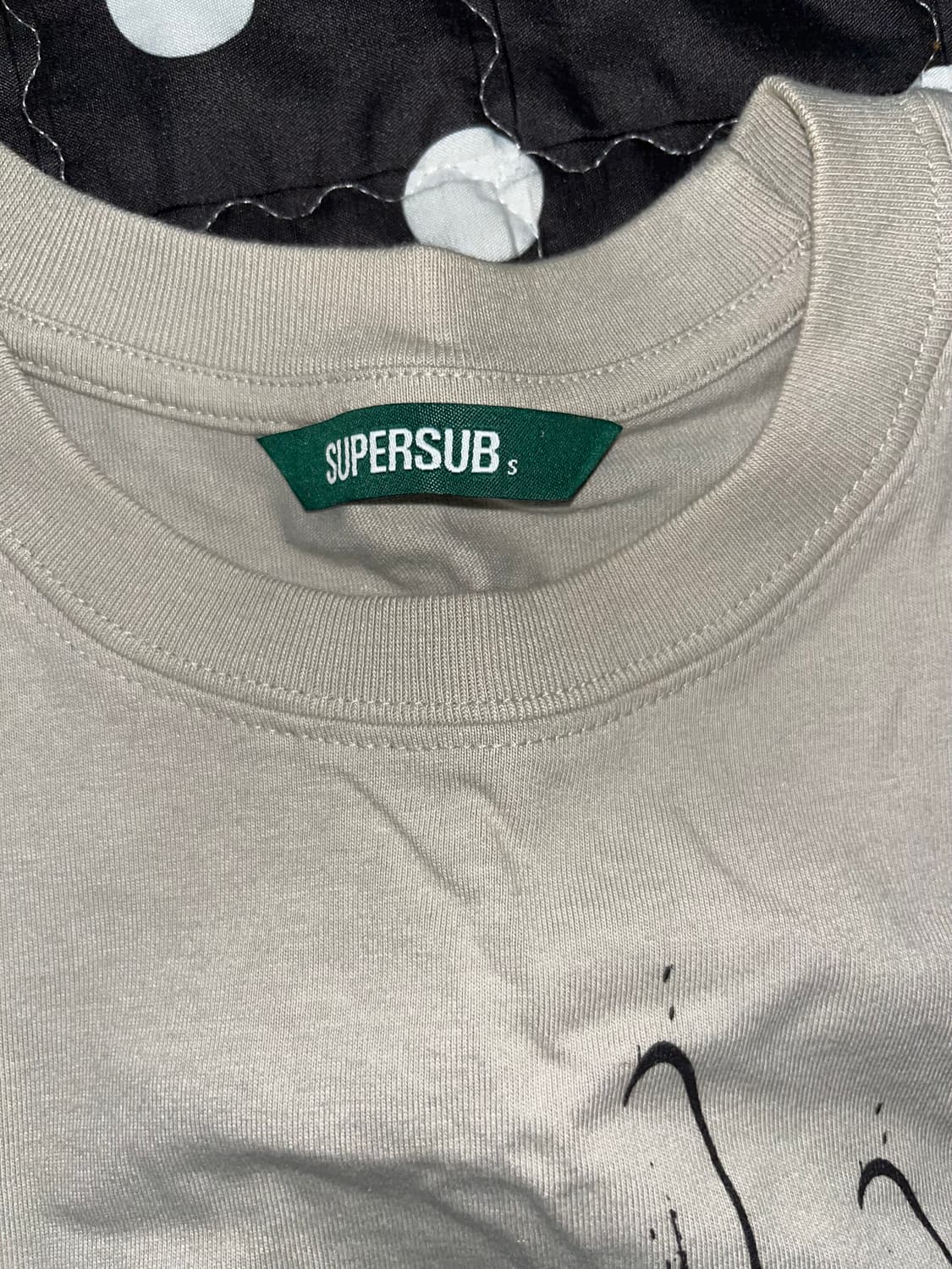 SUPERSUB 반팔 티셔츠 해골 프린팅 티 펑크 스트릿 상품이미지3