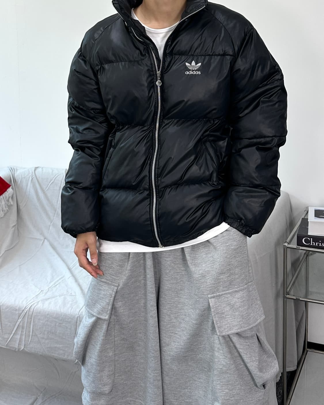 아디다스 래글런 패디드블랙푸퍼패딩 95 상품이미지1