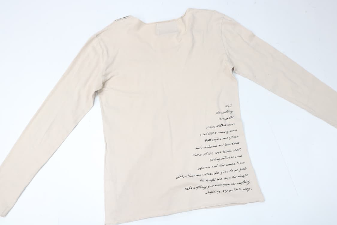 By Beano's 빈티지 레터링 아트워크 롱슬리브 티셔츠 상품이미지6