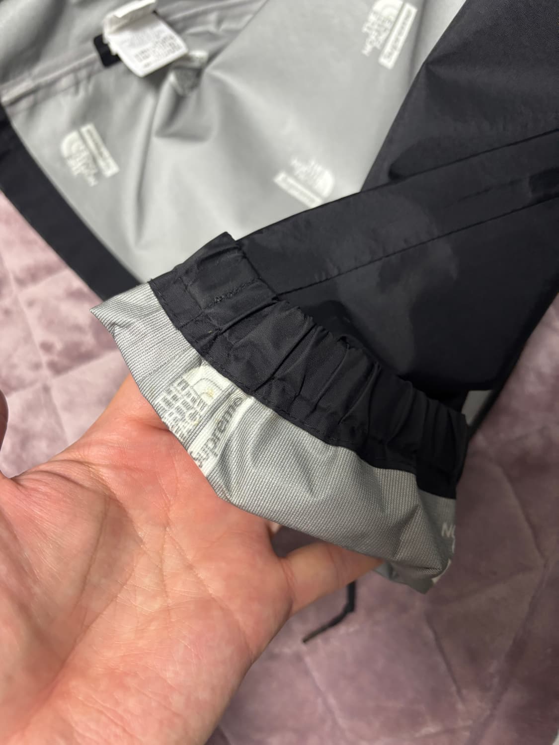 슈프림 노스페이스 테이프심 코치 자켓 블랙 XL 상품이미지7