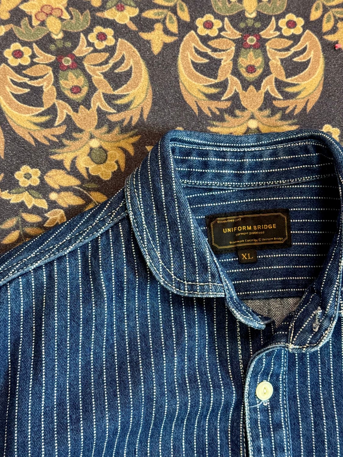 유니폼브릿지 와바시패턴 워크셔츠 상품이미지6