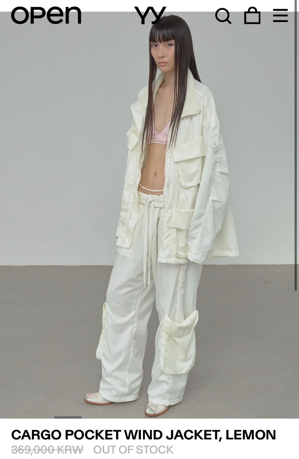 Open yy 오픈와이와이 카고 팬츠 상품이미지1