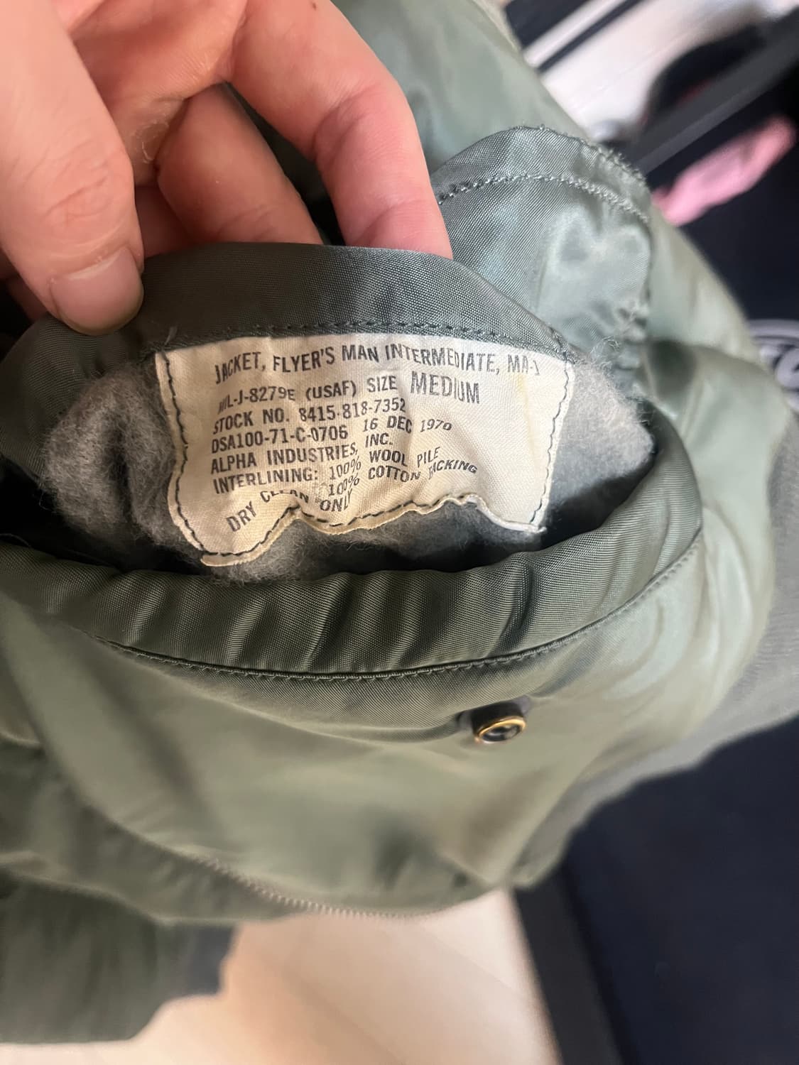 70s ma-1  m사이즈 상품이미지7