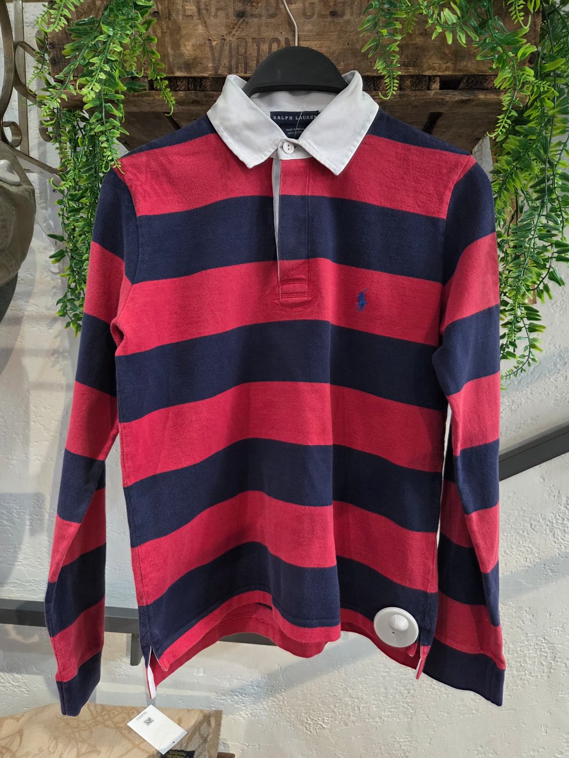 Polo 폴로 레드 스트라이프 럭비티 상품이미지1
