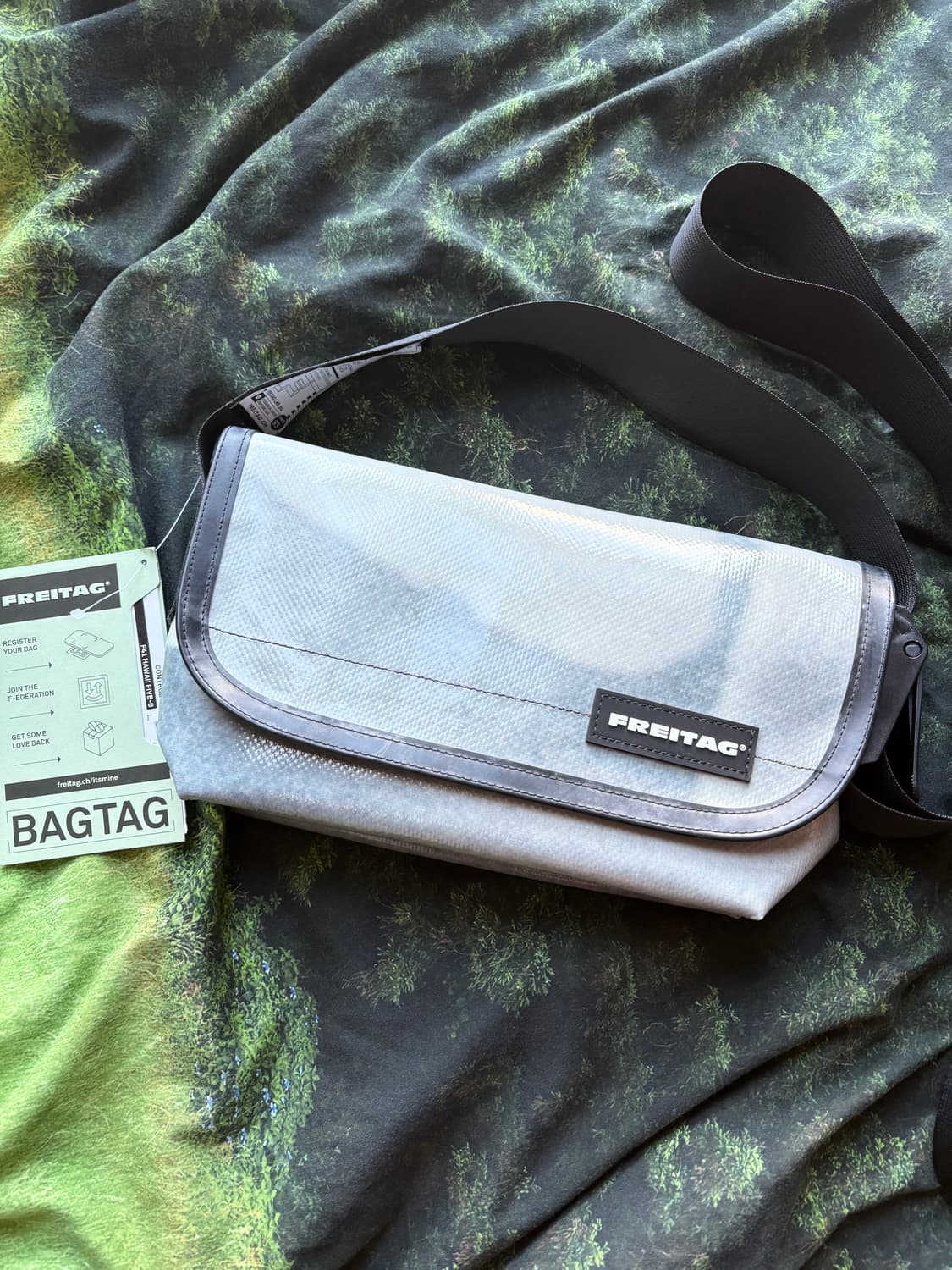 프라이탁 그레이 화이트 하파오 (새상품) 상품이미지1