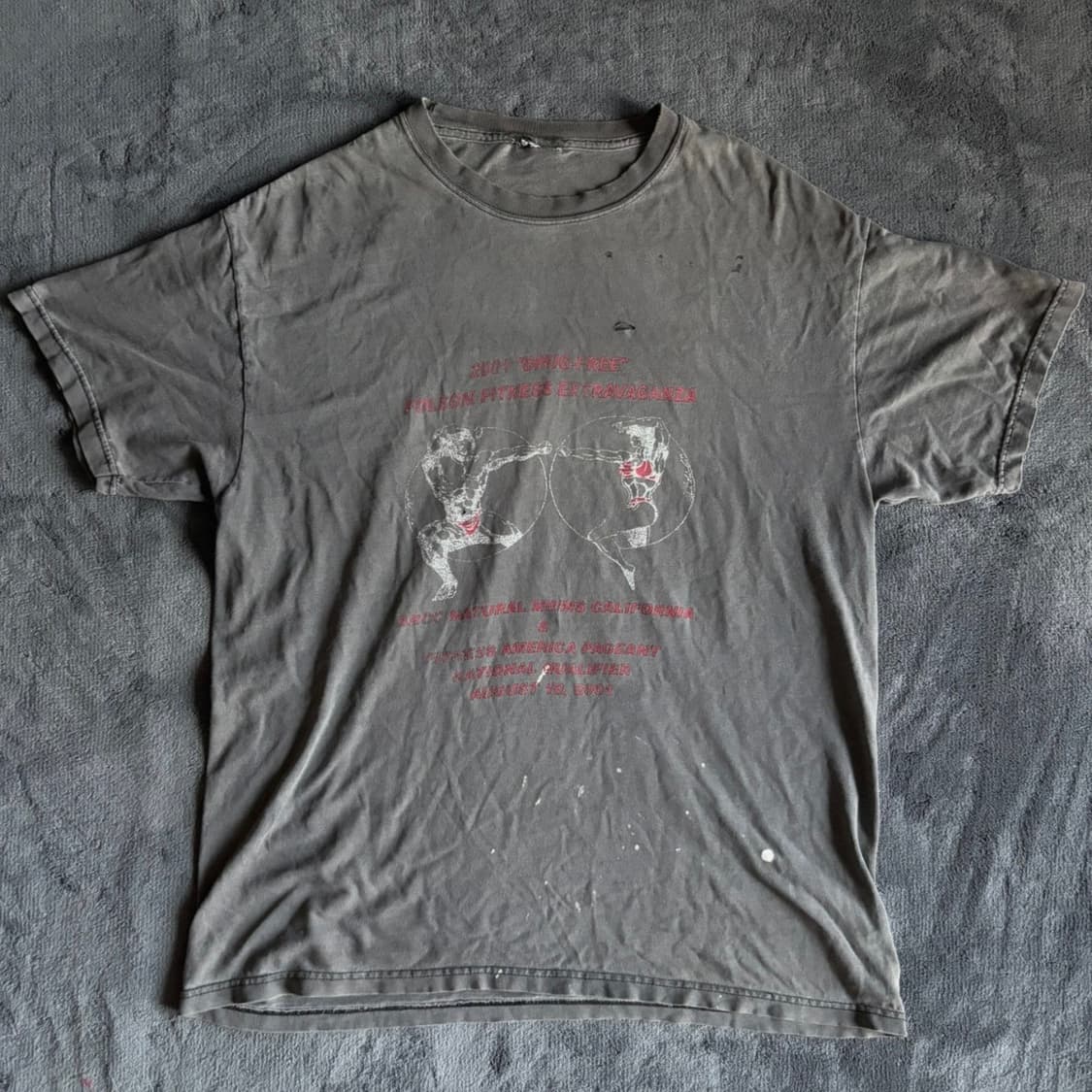빈티지 00s Drug Free 티셔츠 상품이미지1