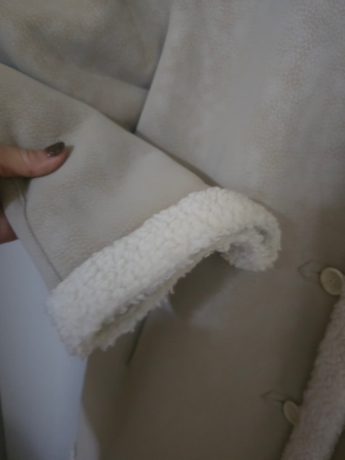 아뜨랑스 리버시블 하프 무스탕 상품이미지7