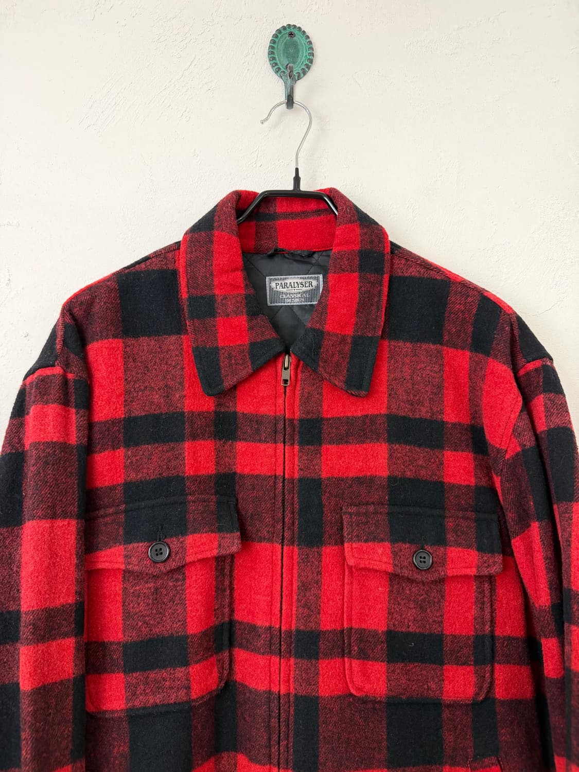 PARALYSER 버팔로 체크 집업 자켓 상품이미지2