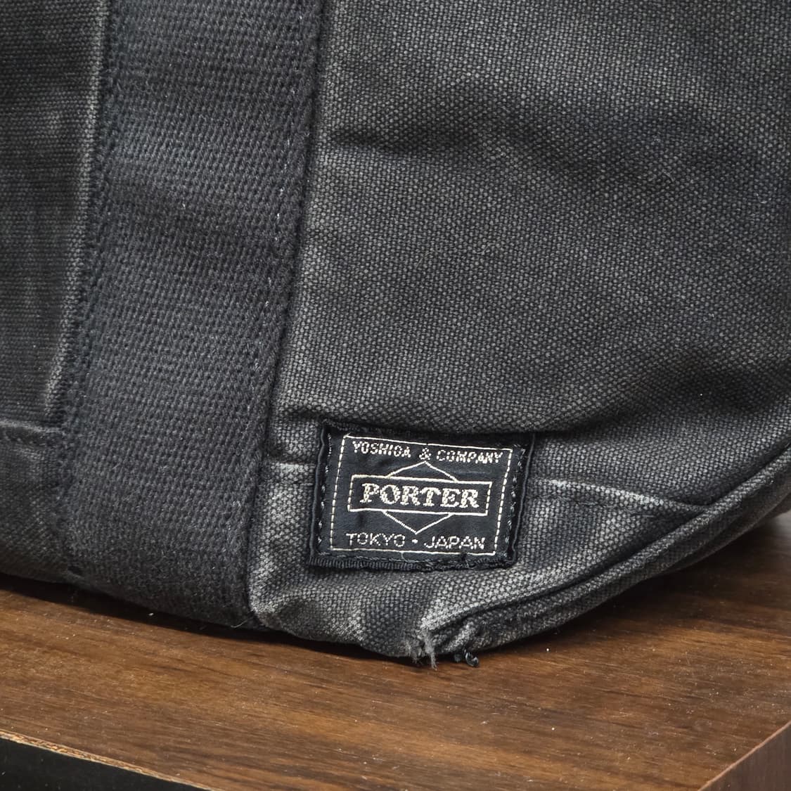 요시다 포터 캔버스 블랙 미니 토트백 상품이미지4